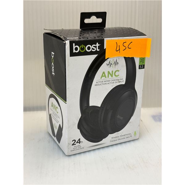 BOOST ACTIVE NOISE CANCELLING WIRED HEADPHONES