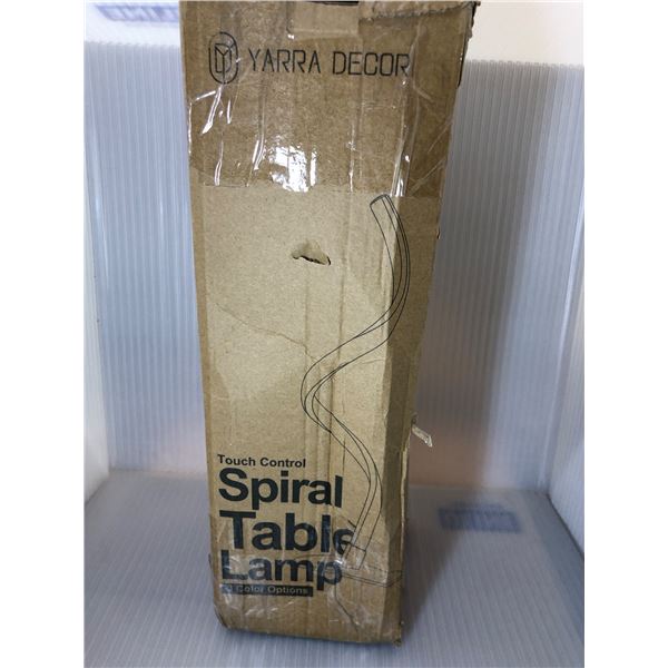 Yarra Decord Touch Control Spiral Table Lamp