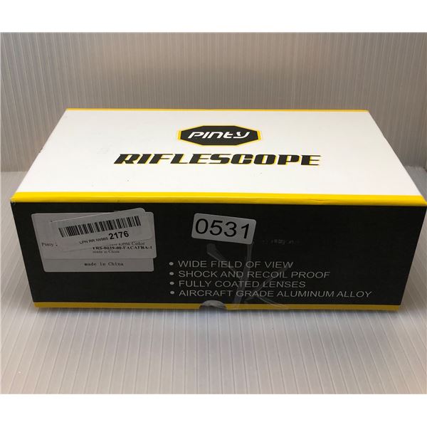 Pinty Rifflescope 2.5-10 X 40Mm Mil-Dot Rifle Scope, Red & Green Illumination , Red Laser