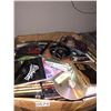 Box Full Of Assorted Vintage Music Cds