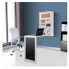 Image 2 : Sort Wise Wall Mounted Desk With Storage White (Inbox)