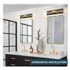 Image 5 : New Modern Single Black And Gold Wall Sconce Wall Lighting 3000K With Crystal Bubble Glass Shade New
