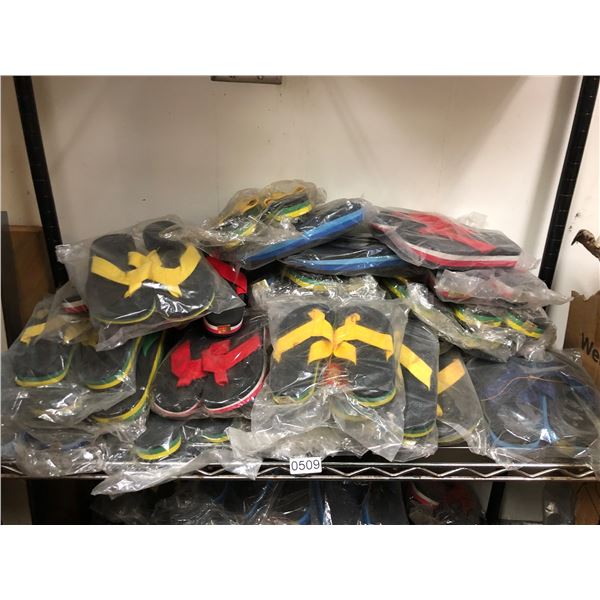 Large Group Of Assorted Kids Slippers Approx 30