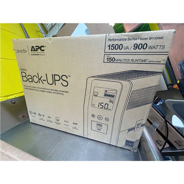 New APC by Schneider electric battery Back-UPS model BR 1500 MS performance series 900W New inbox $3