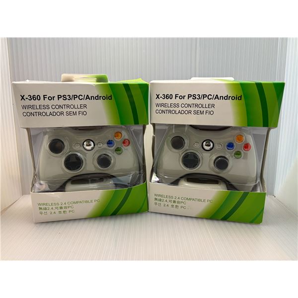 2 pcs X-360 wireless controller for PS3/PC/Android