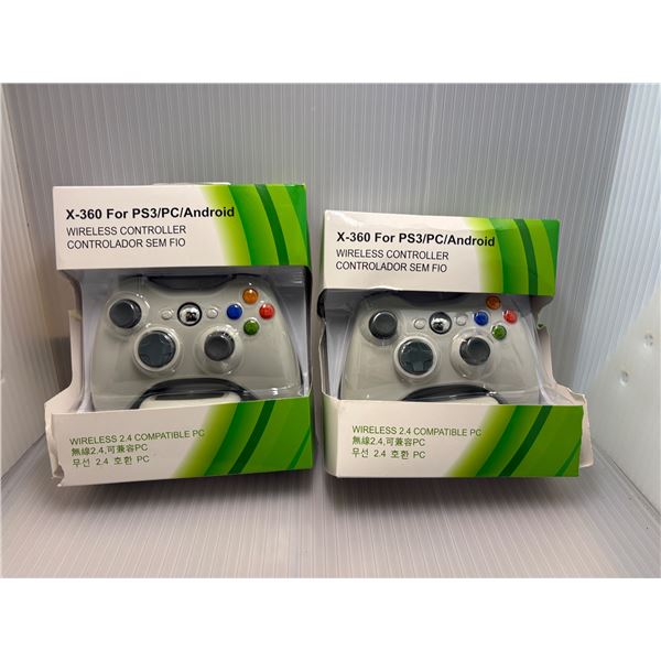 2 pcs X-360 wireless controller for PS3/PC/Android