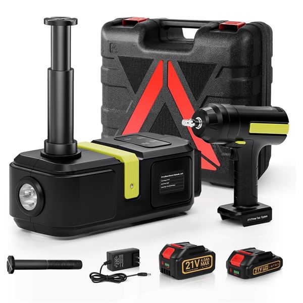 E-Heelp cordless electric hydraulic car jack kit 5 ton