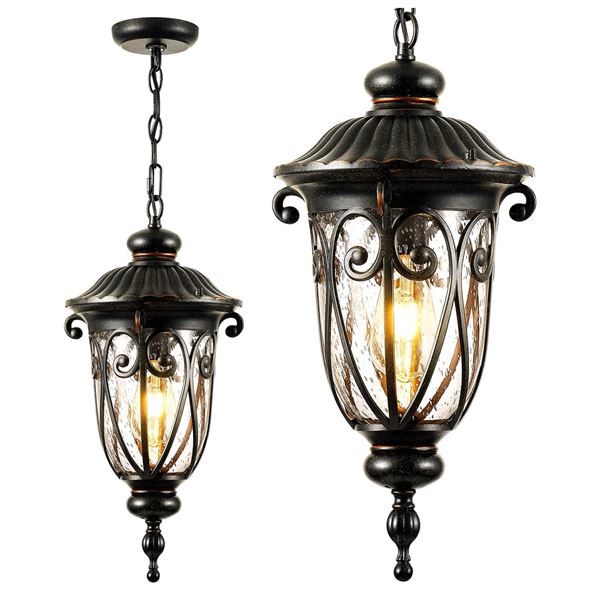 Vianis lighting outdoor pendent light fixtures