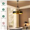 Image 3 : New 26IN modern 5 lights chandelier new in box