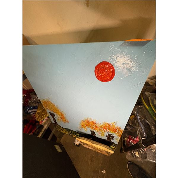 Group of assorted paintings and prints from estate