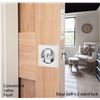 Image 3 : 5 PCS Dontay Pocket door lock with key colour: brushed nickel.