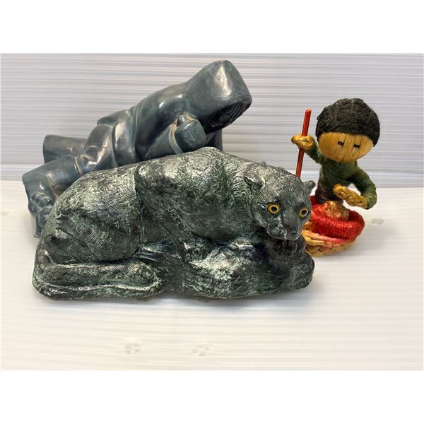 Group of assorted decorative figurines