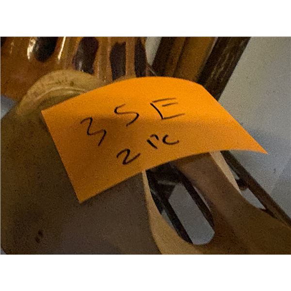 Set of 3 military surplus shell casing - approx. 21IN L