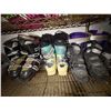 Image 2 : Group of assorted roller blades and snow boarding shoes