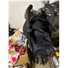 Image 3 : Group of misc. - includes 3D flip stroller, party décor, box full of assorted clothes, assorted deco