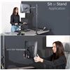 Image 4 : Vivo Single Monitor Extra Tall Desk Mount (refurbished in box), black, model STAND-V011 retail $59.9