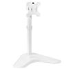 Image 1 : VIVO white single monitor desk stand, model STAND-V001HW, retail per piece $49.99 , total lot retail