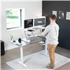 Image 1 : VIVO white desk riser DESK-V000VLW (refurbished in box) - retail$309.99