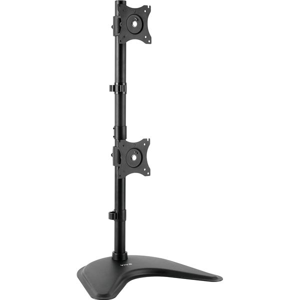 VIVO dual vertical monitor desk stand STAND-V002N, black, retail per pc $49.99, total lot retail $24