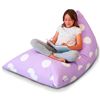 Image 3 : New Butterfly Craze purple polka dot bean bag chair cover, retail per pc $27.99, total lot retail $3