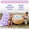Image 4 : New Butterfly Craze purple polka dot bean bag chair cover, retail per pc $27.99, total lot retail $3