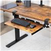 Image 1 : VIVO 20in vintage brown clamp-on small keyboard tray MOUNT-KB05ES-N, retail price per pc $67.99, tot