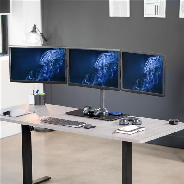 VIVO triple monitor desk stand STAND-V003FG retail $124.99 (refurbished in box)