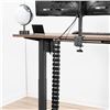 Image 3 : 8pc assorted VIVO monitor mounts & items - pneumatic dual desk monitor mounts, wall monitor extra ta