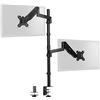 Image 7 : 9pc assorted VIVO monitor mounts & items - pneumatic arm dual extra tall, mechanical arm, dual monit