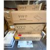 Image 1 : Large group of assorted VIVO monitor mounts & accessories - pneumatic arm, DVD wall mount, black CPU