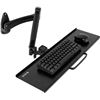 Image 4 : VIVO black pneumatic wall mounted keyboard tray MOUNT-KB35A & 2pc KB35B