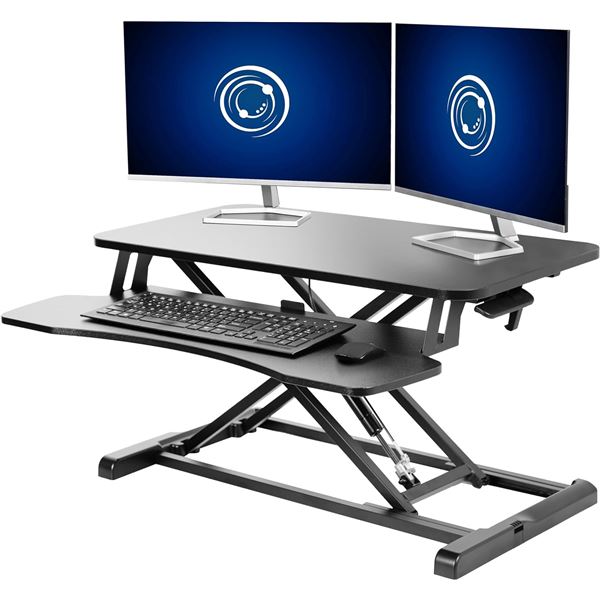 VIVO 32" black desk riser DESK-V000K retail $149.99 (refurbished in box)