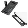 Image 1 : 6pc - 4 VIVO black clamp-on extra long keyboard trays MOUNT-KB15EB & 2pc black single clamp rotating