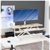 Image 1 : VIVO 42" light wood/white desk riser DESK-V042KF (refurbished in box) retail $219.99