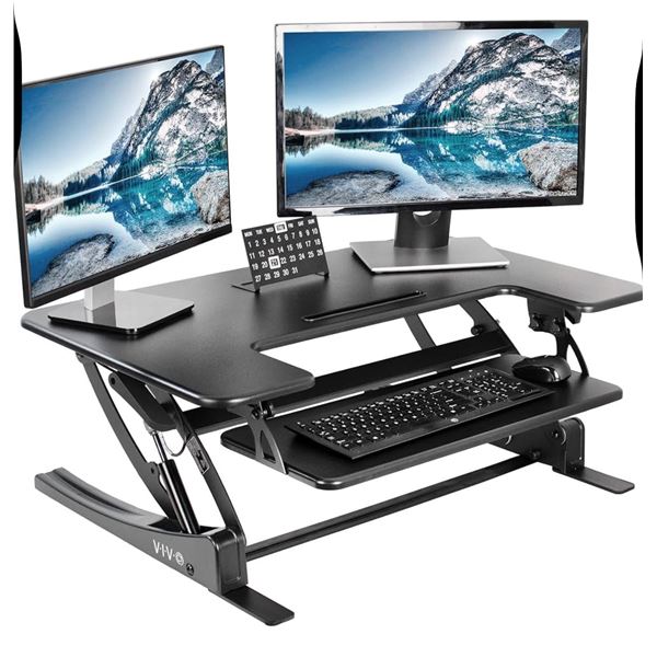 VIVO black desk riser DESK-V000V (refurbished in box) retail $259.99