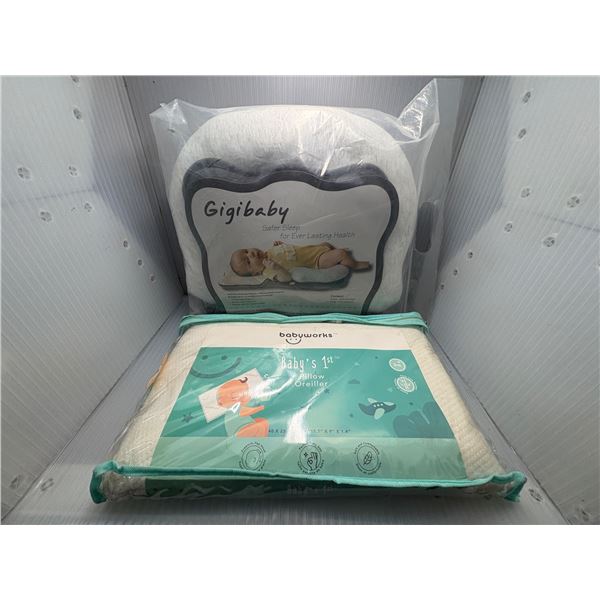 2pc - Baby Works baby's first pillow & Gigibaby baby nest