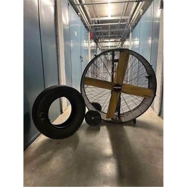 Master MAC-42-BDF Barrel Fan, Belt-Drive, 2-Speed, 42-In. - tested good working condition. Pickup in