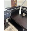 Image 2 : Contemporary office corner desk - approx. 31in tall x 38in depth x 38in. Pickup in Surrey via appoin