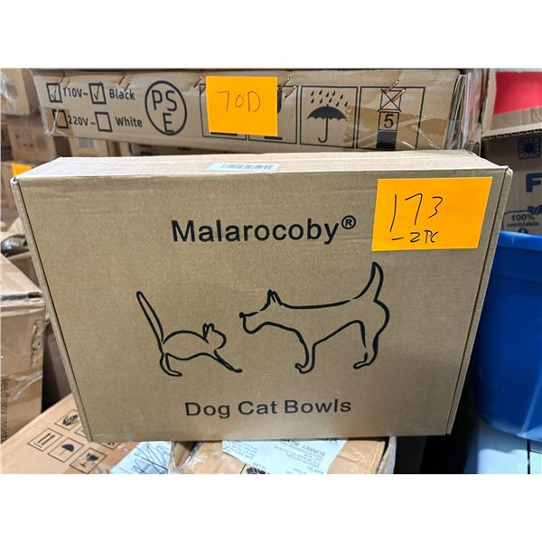 2pc Dog Cat Bowls