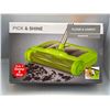 Image 1 : New Pick & Shine floor and carpet mop & sweeper in box
