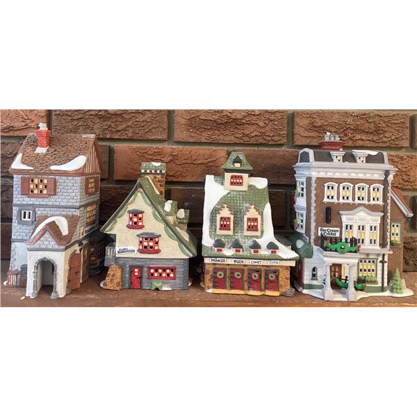The Heritage Village Collection Decor  Elves Bunkhouse, The Crown Cricket & More