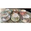 Image 1 : Six Collectible Tea Cups & Saucers  Royal Albert & Aynsley