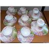 Image 4 : Royal Albert Bone China England  "Blossom Time Partial Set  6 Tea Cups & Saucers  2 Coffee Cups w/pl