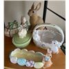 Image 1 : Holiday Seasonal Easter Ornaments w/ Baskets & Bunnies