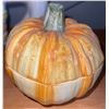 Image 2 : Fall/Autumn Themed Decor  Glass Pumpkin, Stuffed Puppy, Bone China Items & More
