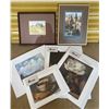 Image 1 : Two Framed Prints & Verrier Photography Sample Photos 10" x 8" tall