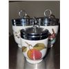 Image 2 : Royal Worcester's Egg Coddlers Collection Large & Small Sizes