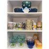Image 1 : Vintage Le Cruset Dip Cups, Blue Desert Cups, Shelf of Neat Vintage Coffee Mugs & More