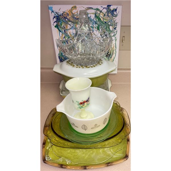 Collection Of Vintage Serving Dishes & Platters  MCM