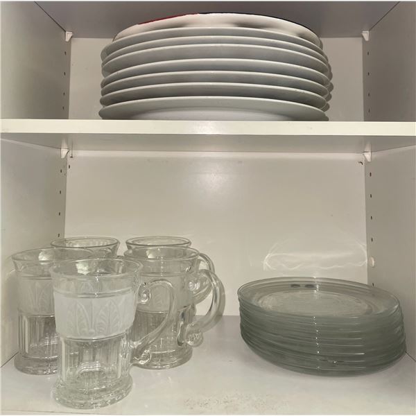 Collection Of Dinner Plates & Large Mugs